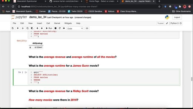 [CS 220 / CS319 Fall 2020] LEC 34 Video 2: SQL aggregation смотреть онлайн