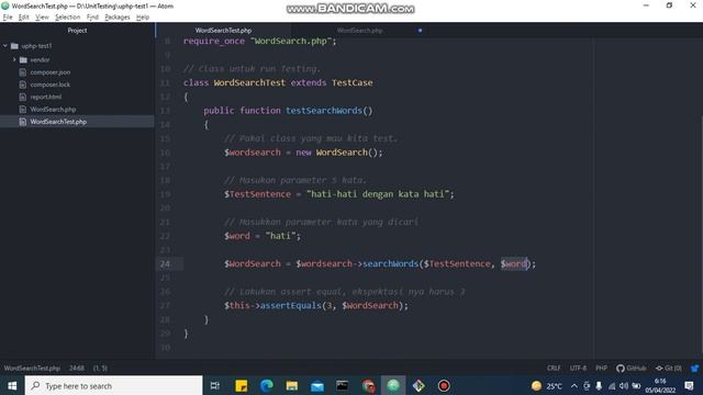 Tutorial Unit Testing menggunakan PHPUnit смотреть онлайн