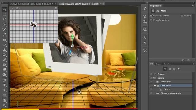 Cómo trabajar con las herramientas 3D en Photoshop смотреть онлайн