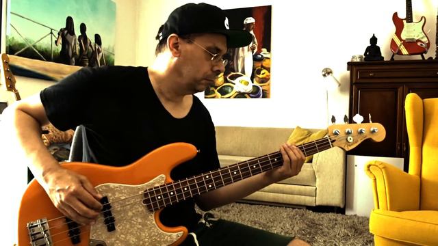 Fender Jazz Bass Player - SLOW BLUES (2 min / no talking) смотреть онлайн