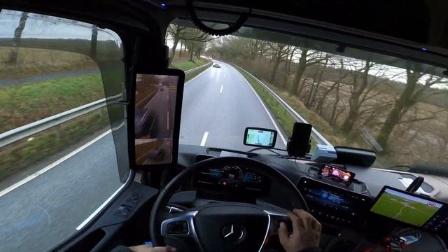 POV Truck driving from Itzehoe to Föhrden-Barl. Germany ??? смотреть онлайн