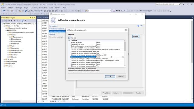 Comment exporter le script d'une base de données SQL server 2008 смотреть онлайн