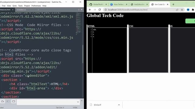 Tamil | Advanced Code Editor with CodeMirror: Line Numbers, Auto-Close Tags,Syntax Highlighting смотреть онлайн