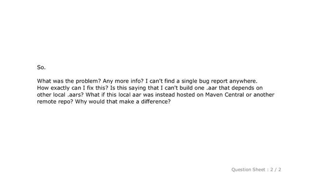 Android : Error building Android library: Direct local .aar file dependencies are not supported смотреть онлайн