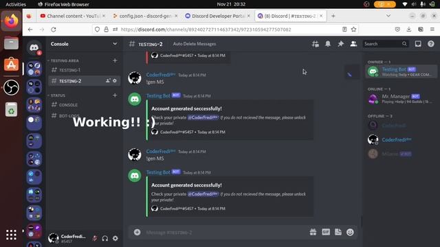 GEN Discord Bot | Free Source Code | Replit Tutorial смотреть онлайн