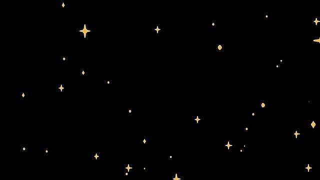 Футаж - Ночное звездное небо | Заставка для монтажа смотреть онлайн