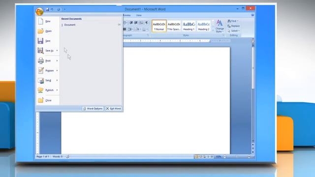 How to change the Ruler Measurement Units in Microsoft® Word 2007 смотреть онлайн