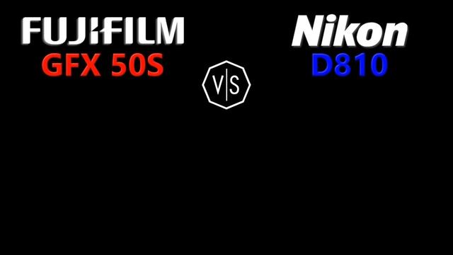 Fujifilm GFX 50S vs Nikon D810 смотреть онлайн