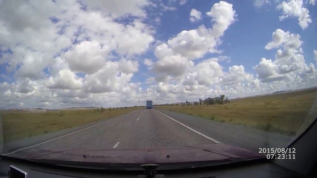 Автодорога Балхаш - Караганда Казахстан ч.21