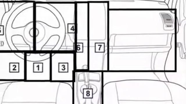 Toyota Rav 4 1994 01 2000 09 Diagnostic Obd Port Connector Socket Location Obd2 Dlc Data Link 1648 смотреть онлайн