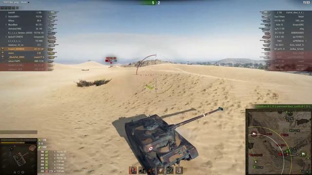 Bat.-Châtillon 25 t AP, Песчаная река, Стандартны смотреть онлайн