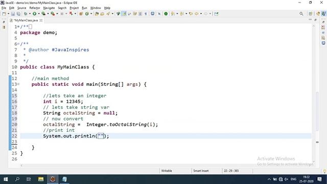 How To Convert int(Integer) Into Octal String in Java | Java Inspires смотреть онлайн
