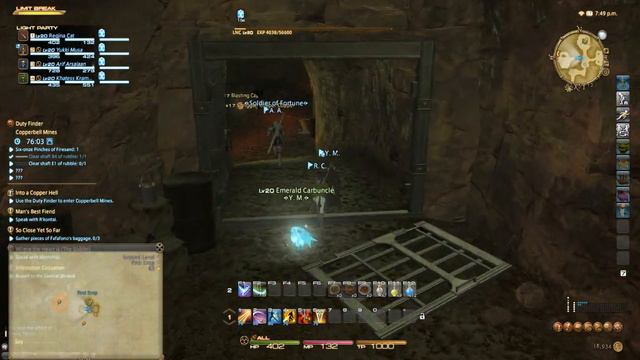 [Final Fantasy №14] Проходим данж "Copperbell mines" смотреть онлайн