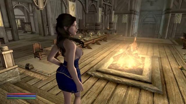 Skyrim SE 上古卷軸V：重製版 服裝 164.Elven witch CBBE身形 смотреть онлайн