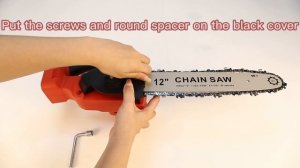 Electric Cordless Chainsaw 12» - Installation Guide