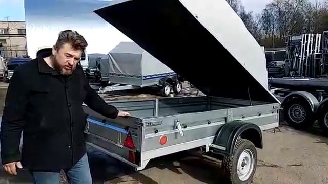 Прицеп с пластиковой крышкой Скиф-2513. Обзор смотреть онлайн