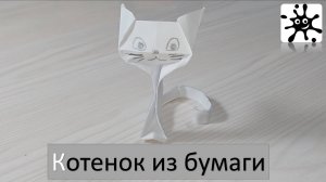 Котенок из бумаги: Создайте свою бумажную пушистую радость!