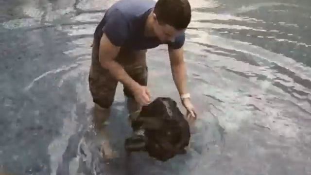 OverBoard Waterproof Backpack -- Water Test