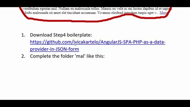 Step 4 – PHP as a data provider in JSON form смотреть онлайн