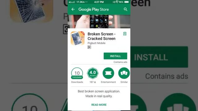 Broken screen awesome wallpaper to fool everyone смотреть онлайн