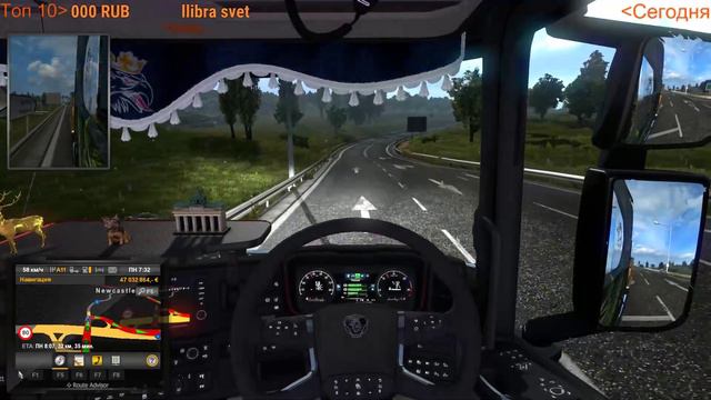 Euro Truck Simulator2, multiplayer,Стрим #11,Стартуем из города Бирмингем(Birmingham),сервер Европа смотреть онлайн