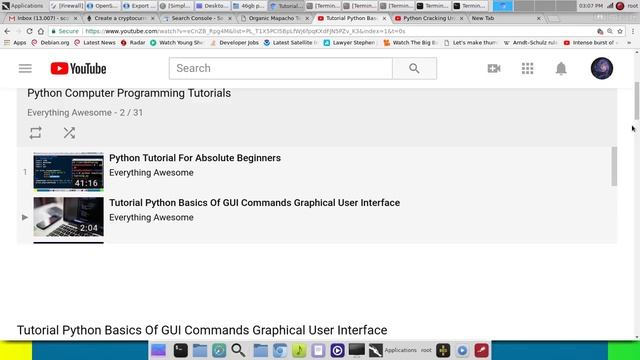 About The Python Tutorial Playlist смотреть онлайн