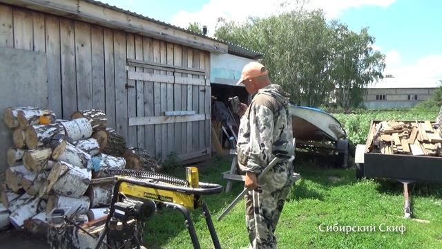 Дровокол. Согнул ШТОК на Дровоколе CHAMPION. Жизнь в Деревне смотреть онлайн