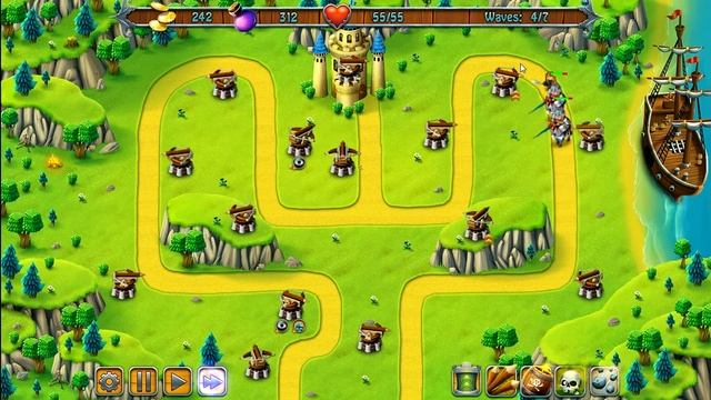 Medieval Defenders Plains Battle Level 1-15 Hard 3 Stars смотреть онлайн