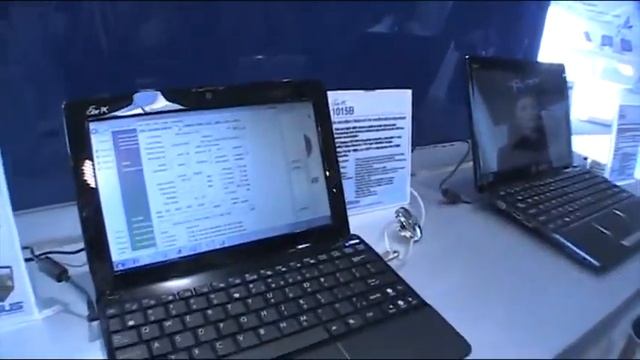 Asus Eee PC 1015B and 1215B with AMD APU at CeBIT 2011 смотреть онлайн