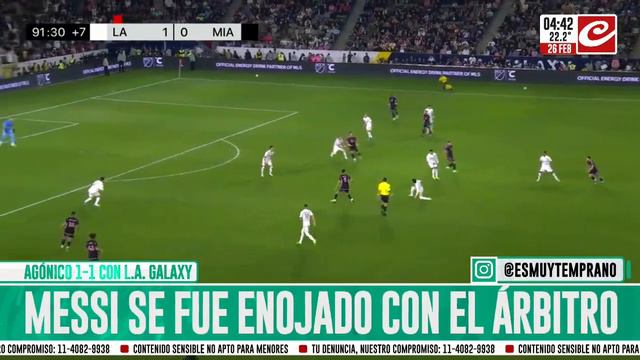 Con un gol de Messi, el Inter Miami empató a Los Ángeles Galaxy смотреть онлайн