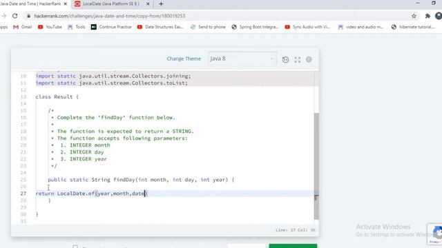 #hackerrank #DateaandTime #lovetolearn #Java Date and Time hackerrank solution in Java смотреть онлайн