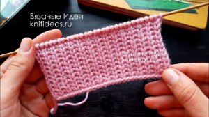 Красивый, простой узор, похожий на резинку!