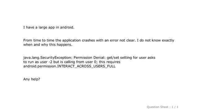 Android : Android permission.INTERACT_ACROSS_USERS_FULL смотреть онлайн