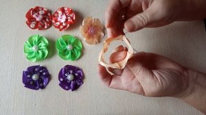 Бантики на первые хвостики//мастер класс