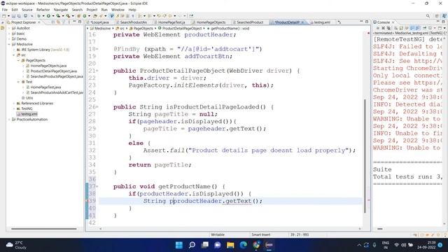 Session - 4 (POM design pattern vs PageFactory class) смотреть онлайн