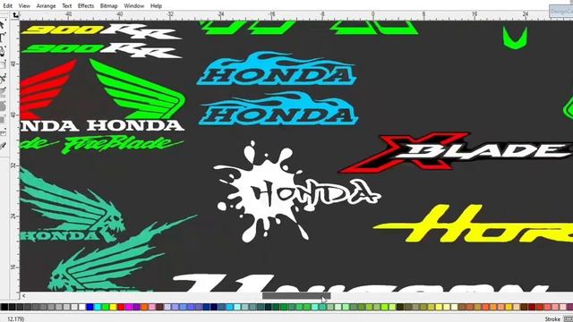 #?Honda Bike Sticker|| All Type Honda Logo Sticker|| Free Flexi Sticker File ?? смотреть онлайн