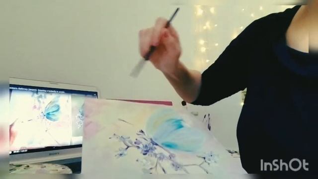 #artmarafon | НИ ДНЯ БЕЗ КИСТИ • ДЕНЬ 15 ~ БАБОЧКА смотреть онлайн