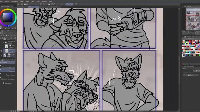 Working on Comic Pages 6 1/2 смотреть онлайн