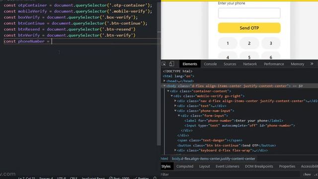 Build a Javascript OTP using HTML SCSS JAVASCRIPT смотреть онлайн