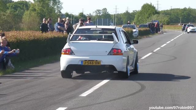 JDM Tuner Cars leaving JAPFEST 2023 | Wild Powerslides, Flames & Bangs, Accelerations, ... смотреть онлайн