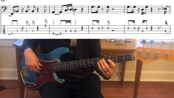 Khruangbin - A Love International Bass Cover (with Notation and Tab)