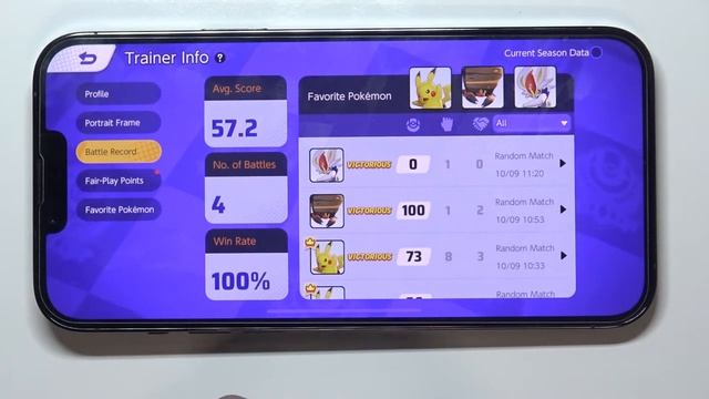 Как посмотреть статистику персонажа в игре Pokemon Unite смотреть онлайн