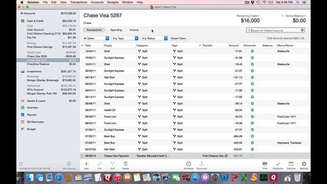 Getting Familiar with Quicken for Mac 2015 смотреть онлайн