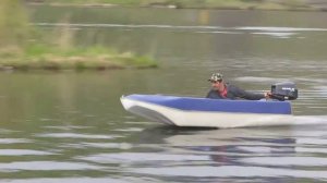 Лодка Романтика 1. Обкатка мотора 5 л.с.