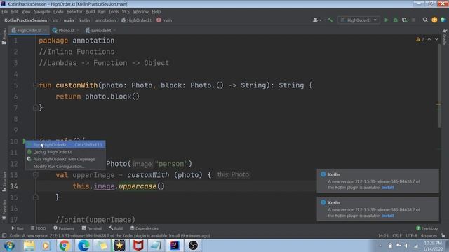 Inline Functions in Kotlin in 8 mins смотреть онлайн
