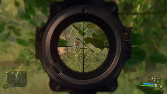 Crysis Stealth gameplay (hang bridge outpost) Delta dif смотреть онлайн