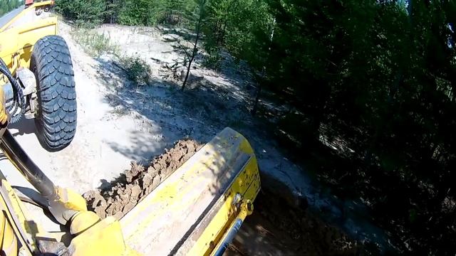 Засыпал промоины. Автогрейдер смотреть онлайн