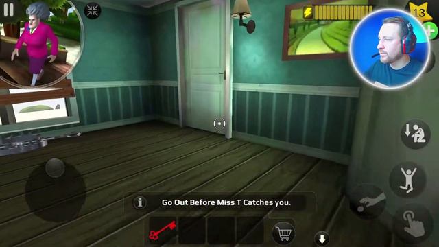 ПРАНК С МИКРОФОНОМ Scary Teacher 3D Микрофон и музыка прохождение смотреть онлайн
