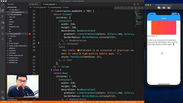 Flutter Responsive Design Tutorial ? смотреть онлайн