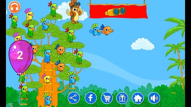 Counting Parrots , Math and Numbers Learning Activities for Kids смотреть онлайн